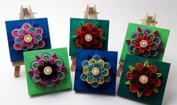 Small Canvas Flower